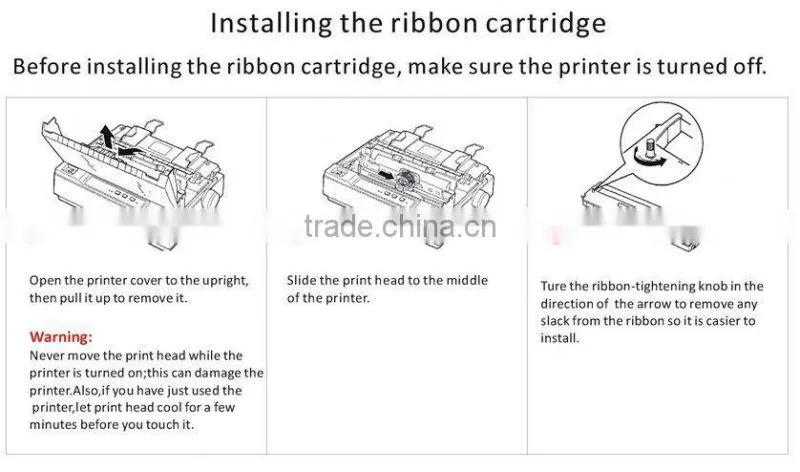 Premium dot matrix printer ribbon for Amano ET8000
