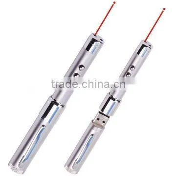 USB flash drive laser pointer ball pen,pen usb with laser point