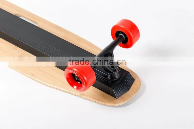 2016 No Foldable 4-wheel Electric Longboard Skateboard, 1800w Dual Drive Hub Motor Skate Board With Samsung Battery