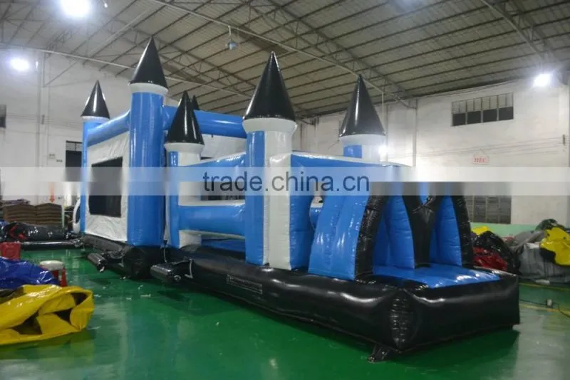High quality popular giant castle inflatable combo bouncer for children