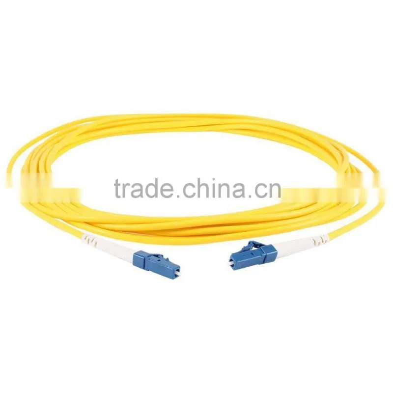 LC/UPC Singlemode simplex 2.0mm outdoor fiber optic patch cord,simplex singlemode lc optical fiber patch cord
