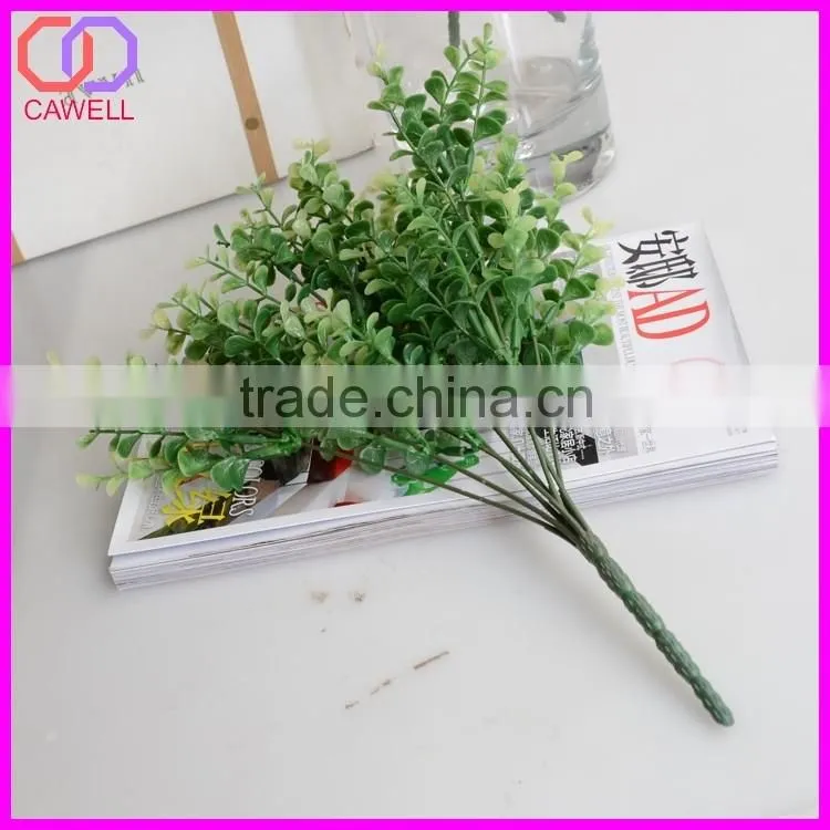 wholesale ornamental green eucalyptus plastic artificial foliage for flower arrangements