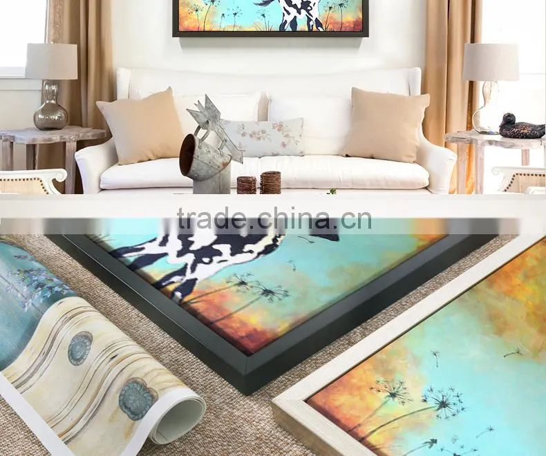 Handmade oil painting animal oil painting on canvas