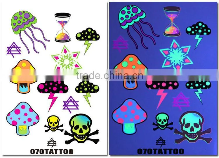 ghost&diamond design tatoo sticker