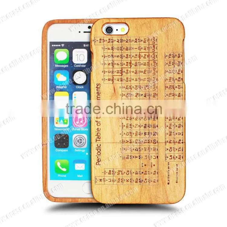 Luxury mobile phone case made of cherry wood for iphone 4s case.