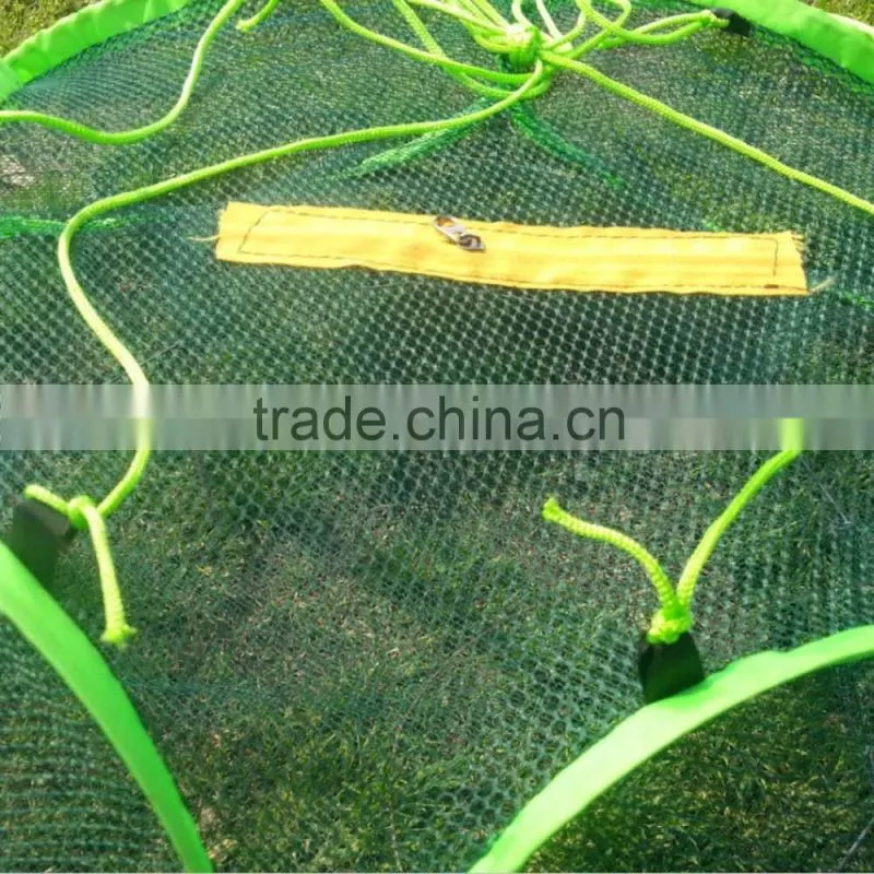 83 * 83cm 6 Holes Large Automatic Foldable Fishing Net Trap Shrimp Cage