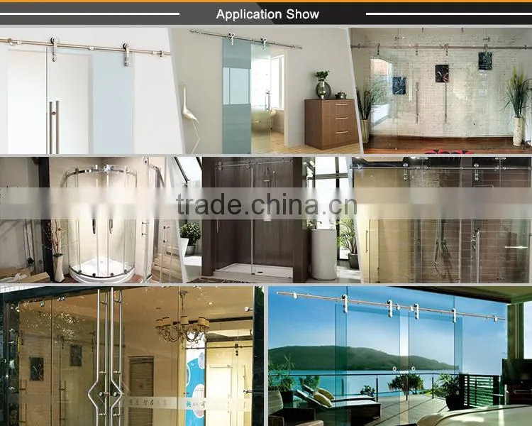 Guangdong Foshan sightseeing glass Hardware Engineering Guide For Roller Sliding Door