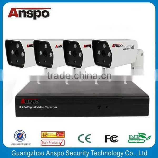 security camera system with 1mp 1.3mp AHD camera H.264 4ch AHD DVR Kit