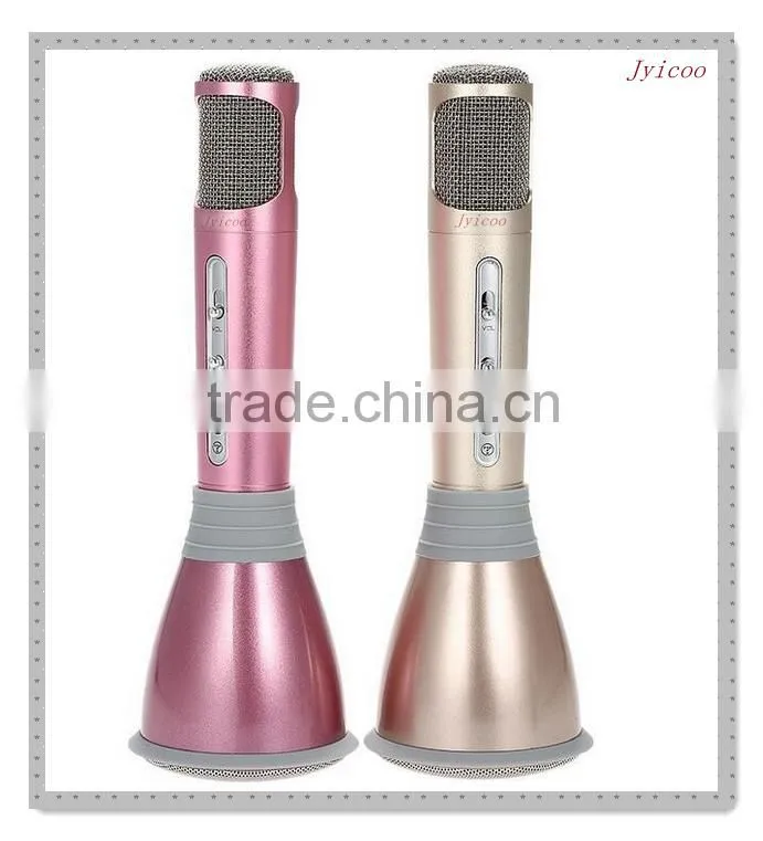 Bluetooth speaker Portable Wireless Karaoke Microphone Handheld Condenser Microphone with Speaker