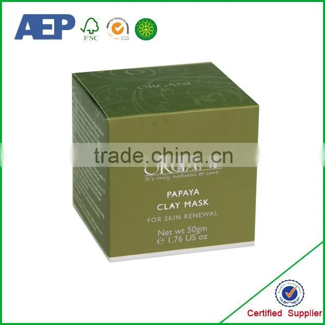 folding paper box made in china printed costom kin care packaging box printing
