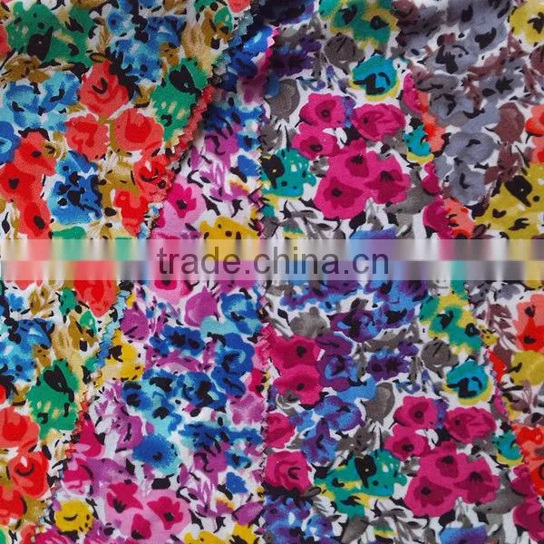 fashion lady garment design rayon printed fabric