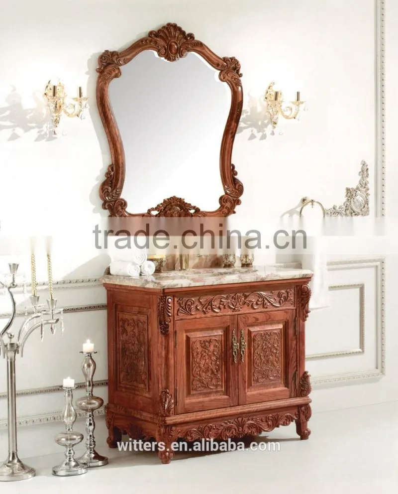 Dark wood bathroom vanity ideas WTS213