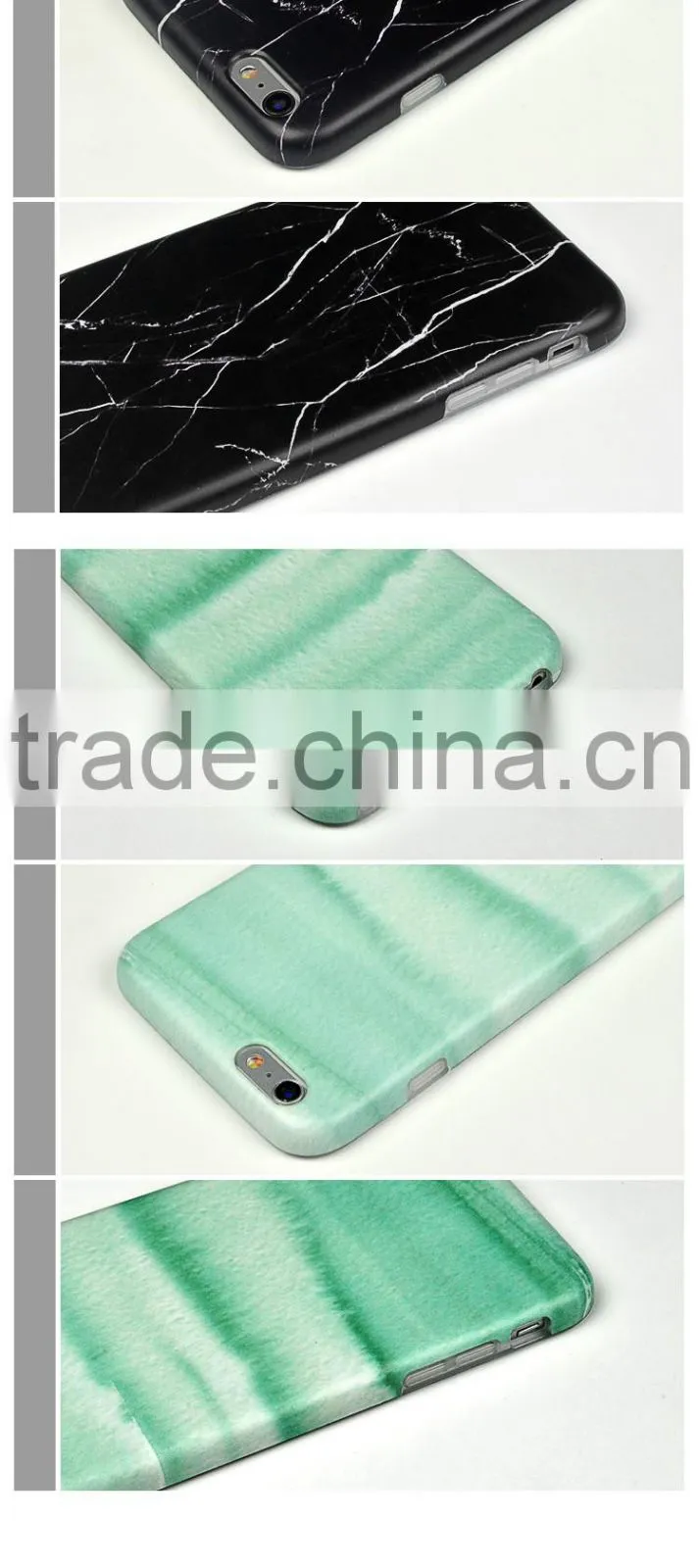 2016 Wholesale Durable Marble Pattern Slim TPU Protective Case Cover Shell For Iphone 5 6 6S Series LCD Screen