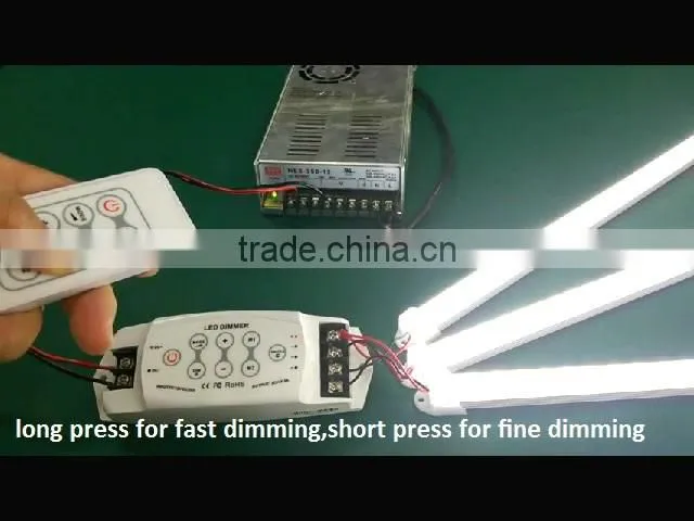 3 channels constant voltage 12v dc dimmer controller with CE rohs