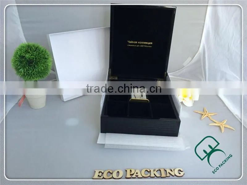Chinese wood tea box lacquer wood box
