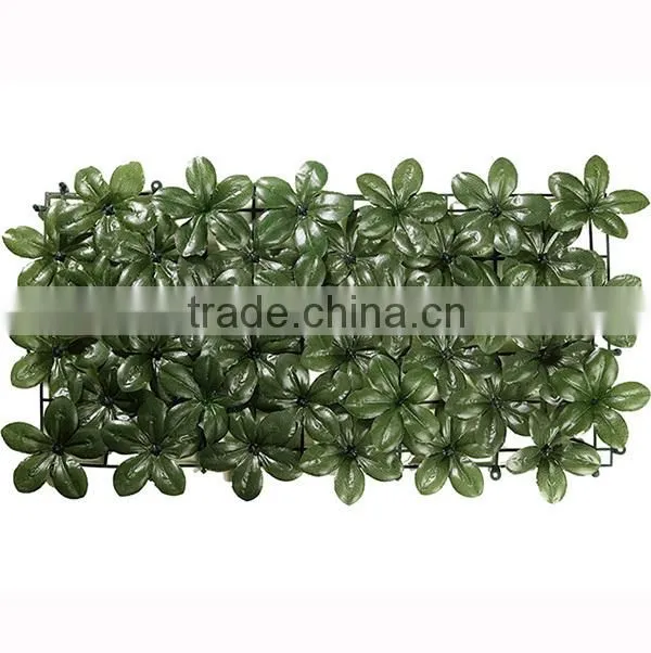 Faux pittosporum polyester material artificial green fence
