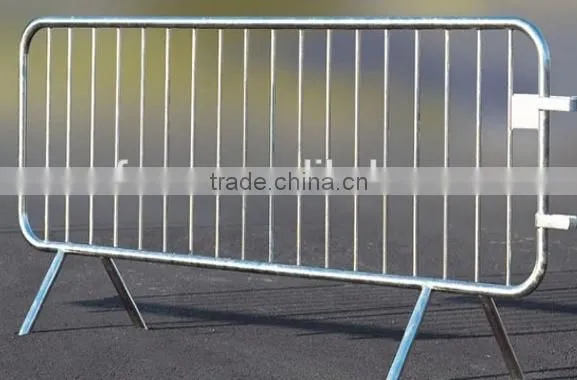 round tube steel galvanized crowd control barrier for events