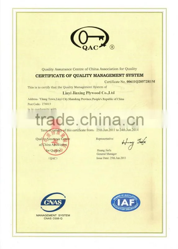 China MR Packing Plywood Pallet Plywood