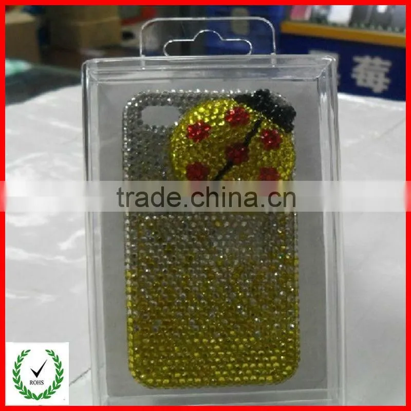Clear/transparent plastic polystyrene box