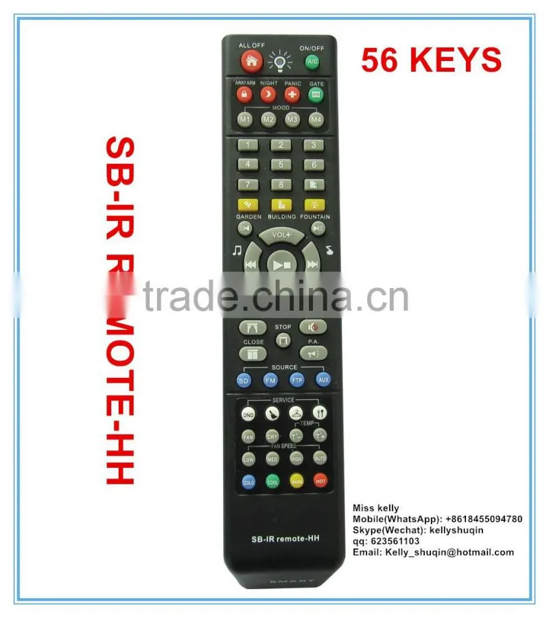 42 keys 42 buttons universal remote control