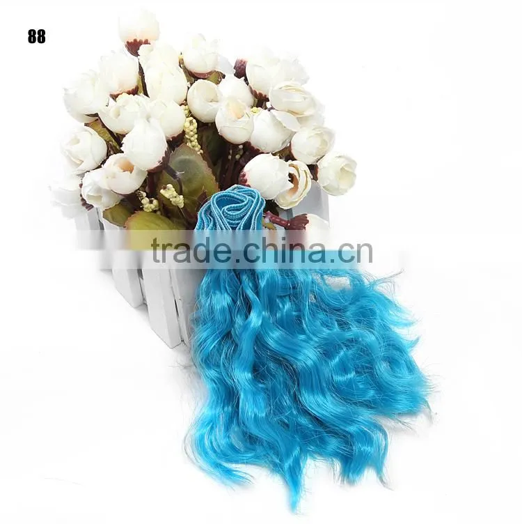 Water Wave Hairpiece Ombre Heat Resistant Synthetic Hair Extension