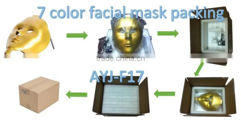 AYJ-F17(CE) Beauty care led photon facial skin rejuvenation beauty machine