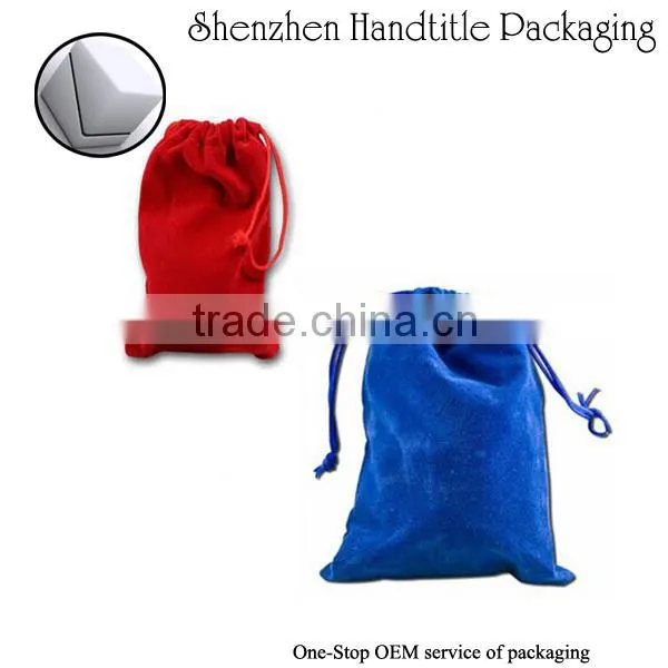 colorful high quality velvet pen pouch