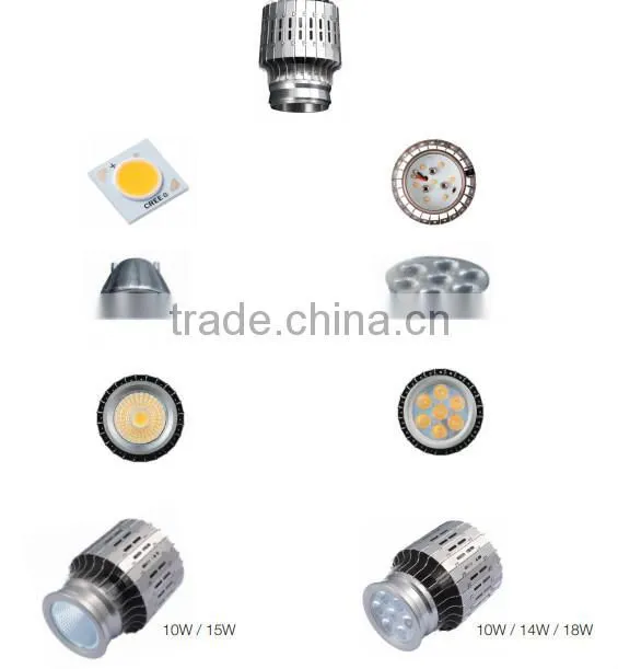 10W 15W recessed led cob ceiling downlight BW8207