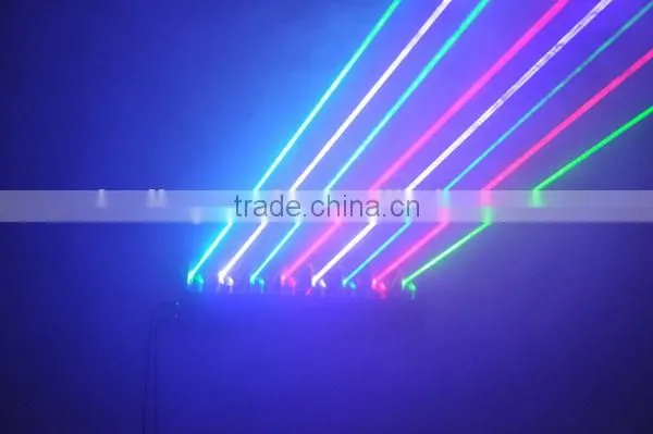 8 lens RGB DMX laser light show dj equipment