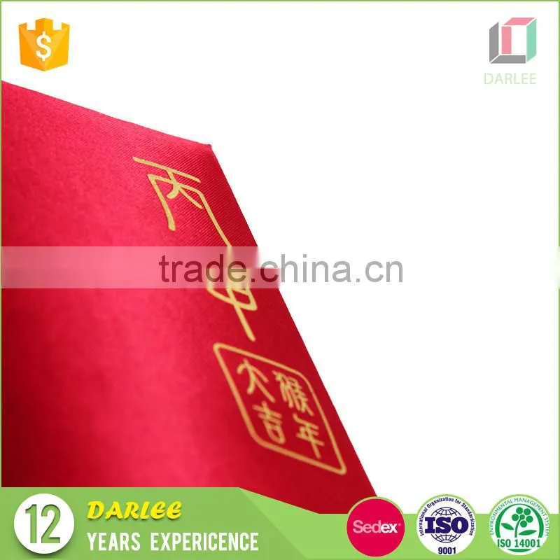 Shenzhen manufacturer hot sale custom designed red pocket envelopes