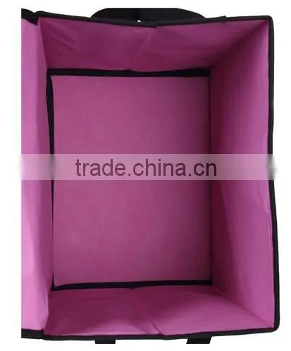 trendy hot sale hook and loop non woven storage tool boxs/recycled storage box