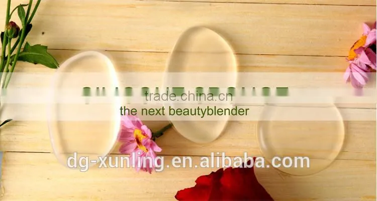 Foundation,Blush,Eye Shadow Type Transparent Silicone Gel Makeup Silicone Jelly Powder Puff