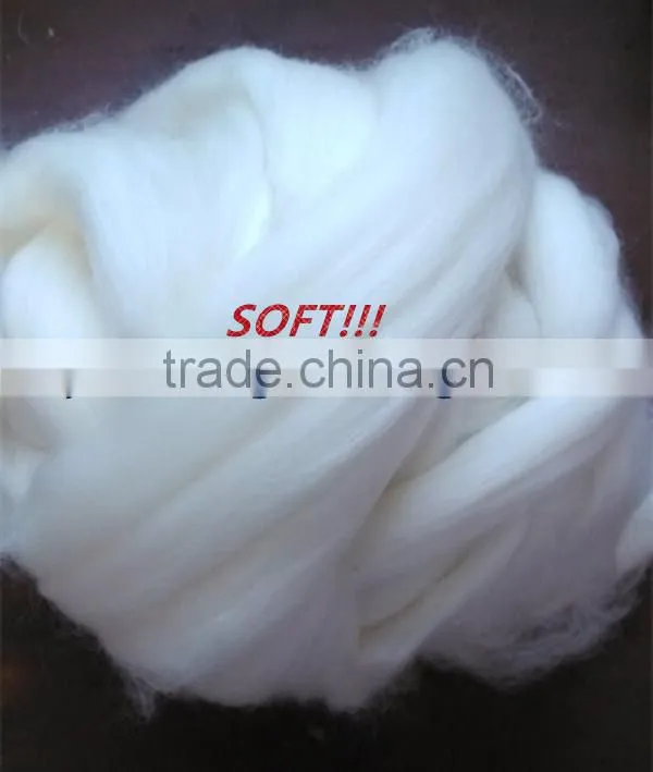 Latest price merino Fine Wool Tops 16.5-18.5 mic for sale