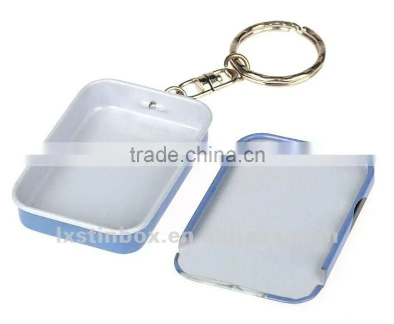 beatiful with ring tin holder key chain
