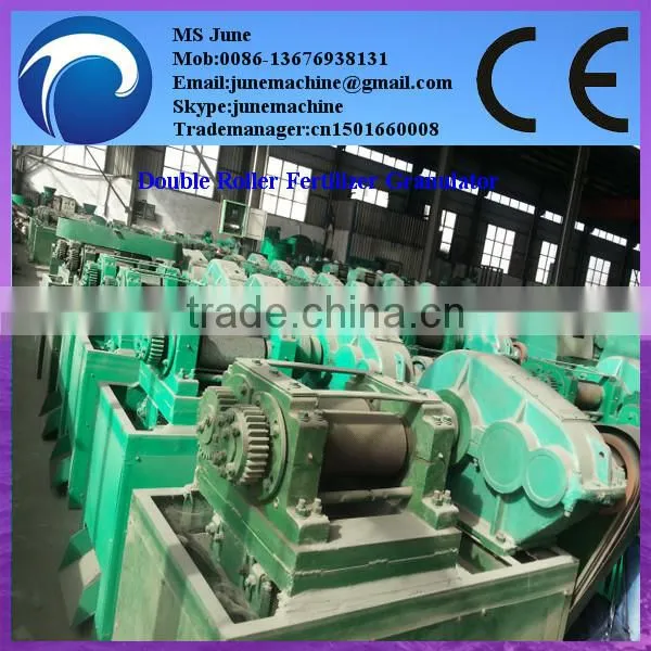 double roller organic fertilizer granulation with competitive price skype:junemachine
