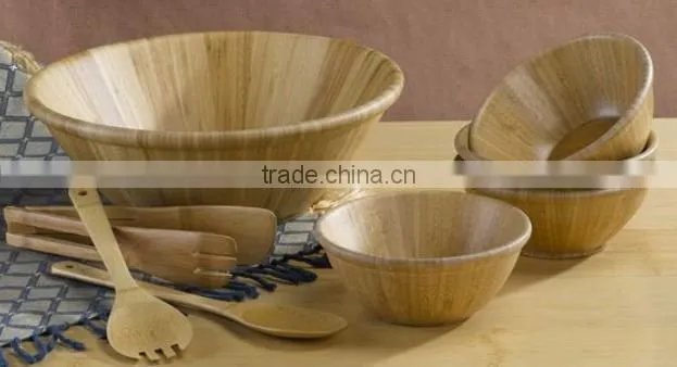 bamboo serving bowl