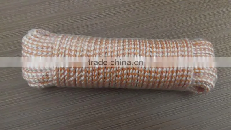 8 strand plaited rope, PP/Polyester/Nylon braided rope