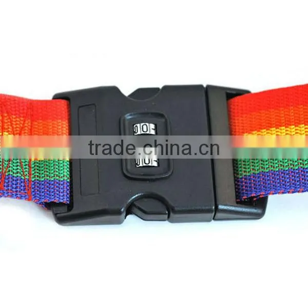 Mesh luggage strap ties for kraft paper bag
