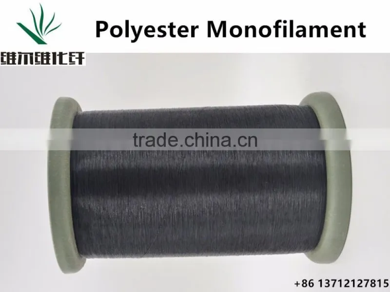 0.14mm balck polyester monofilament yarn for braided wire
