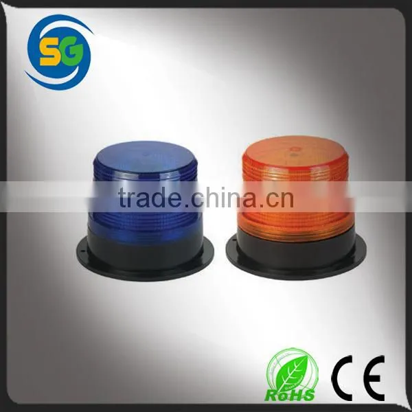 12V 24 volt Amber Warning magnetic beacon Lights 5w Emergency LED Strobe Beacon Use On Off Road Car