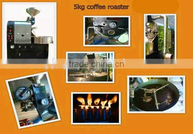 5kg professional granteed Coffee Roaster/cocoa bean roasting machine for sale