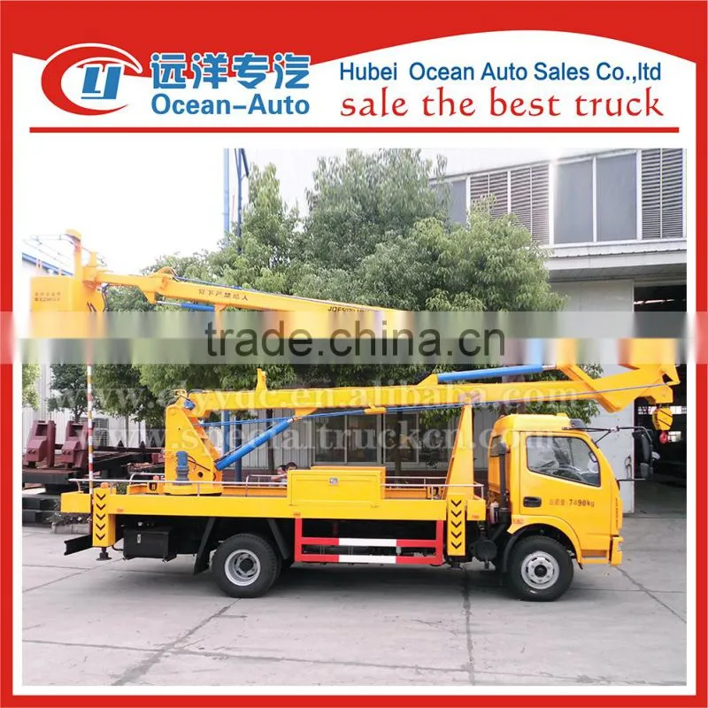 Driving type 4x2 manual gearbox 18m high working truck