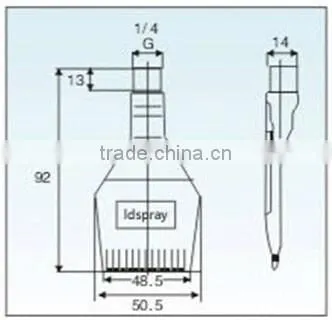 Aluminum alloy windjet compressed air nozzle