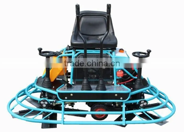 Driving type wet concrete trowelling machine