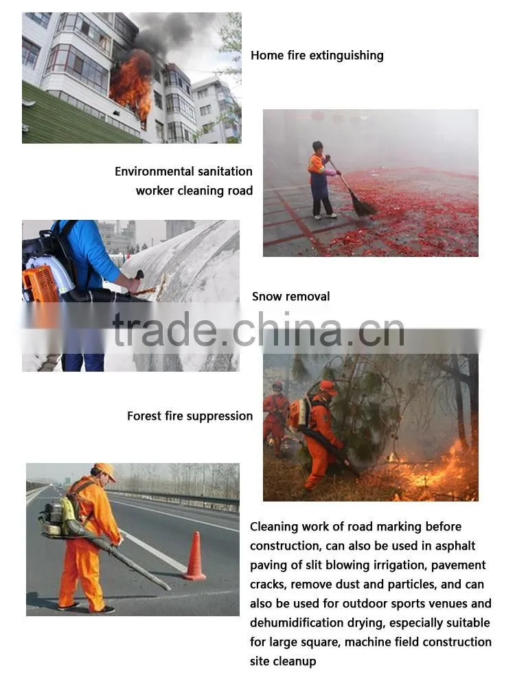 High Quality Backpack gasoline engine Leaf blower and air blower
