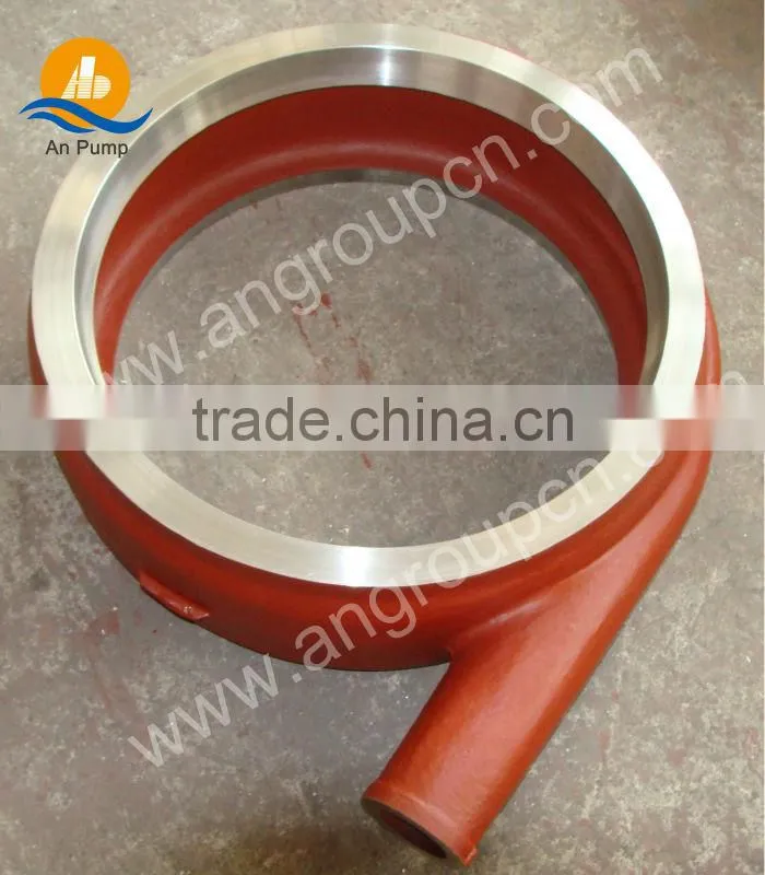Slurry pump volute liner