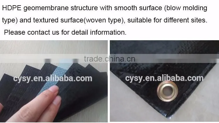 hdpe geomembrane fish pond liner