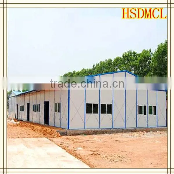 China simple light steel structure prefabricated house for accommodation for sale