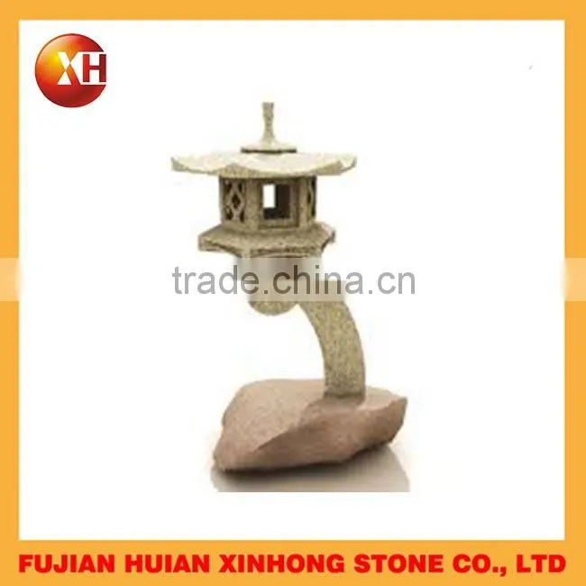 Carving stone maru yukimi lantern decorative pagoda