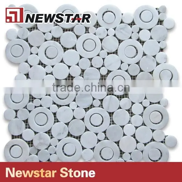 Newstar Desiger Marble Kitchen Wall Decoration Tile For Backsplash Mosaic